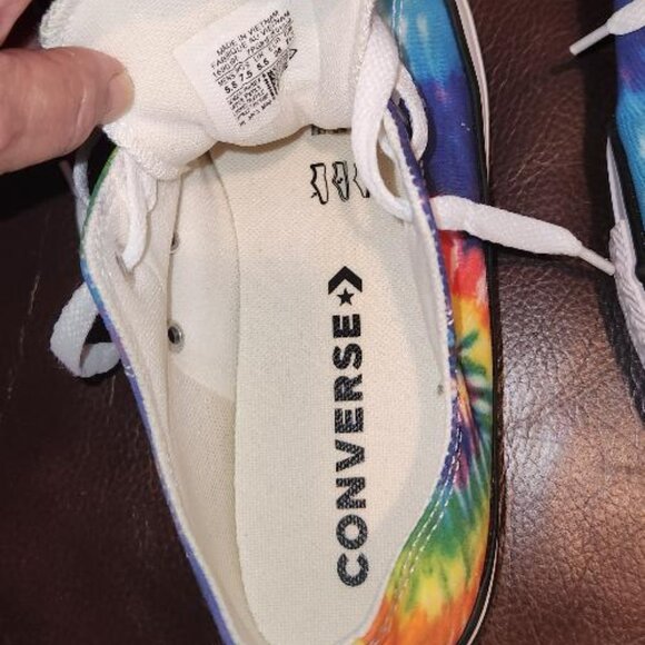 Converse Chuck Taylor All Star low-top tie-dye sneakers womens size 7.5 - Picture 6 of 9